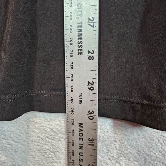 JM collections Womens 1x Black Embroidered V-Neck Top stretch business casual - Picture 6 of 10